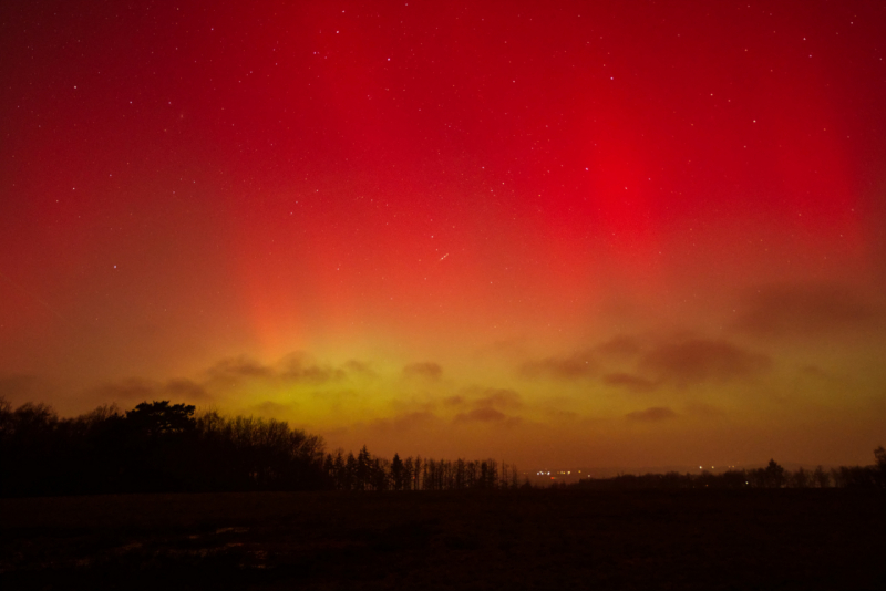 Polarlicht am 19.1.2026 23:16