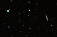 Messier 97 und Messier 108